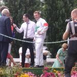 Julien sur le podium à la Roche Posay